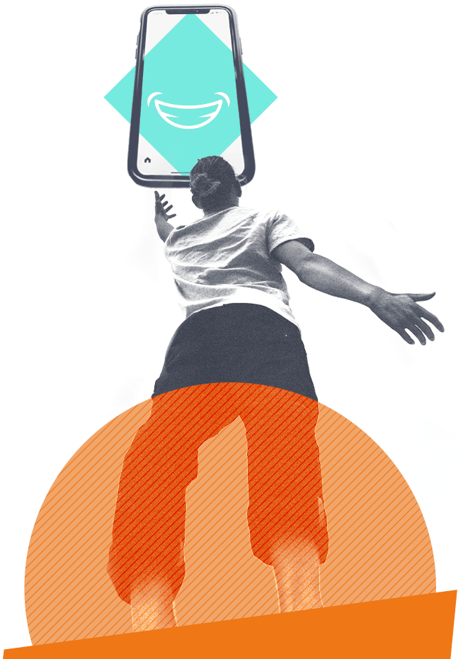 Reach for mobile illustration